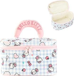 Vimanllie Large Travel Makeup Bag Cosmetic Bags,Portable Toiletry Organizer with Handle for Girl,Cute Home Storage for Women