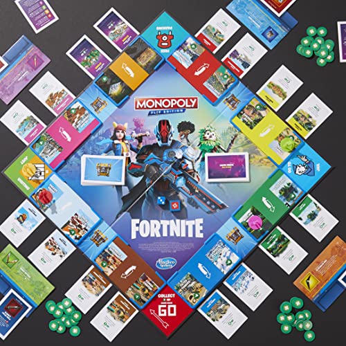 Monopoly Flip Edition: Fortnite Juego de Mesa miniatura 3
