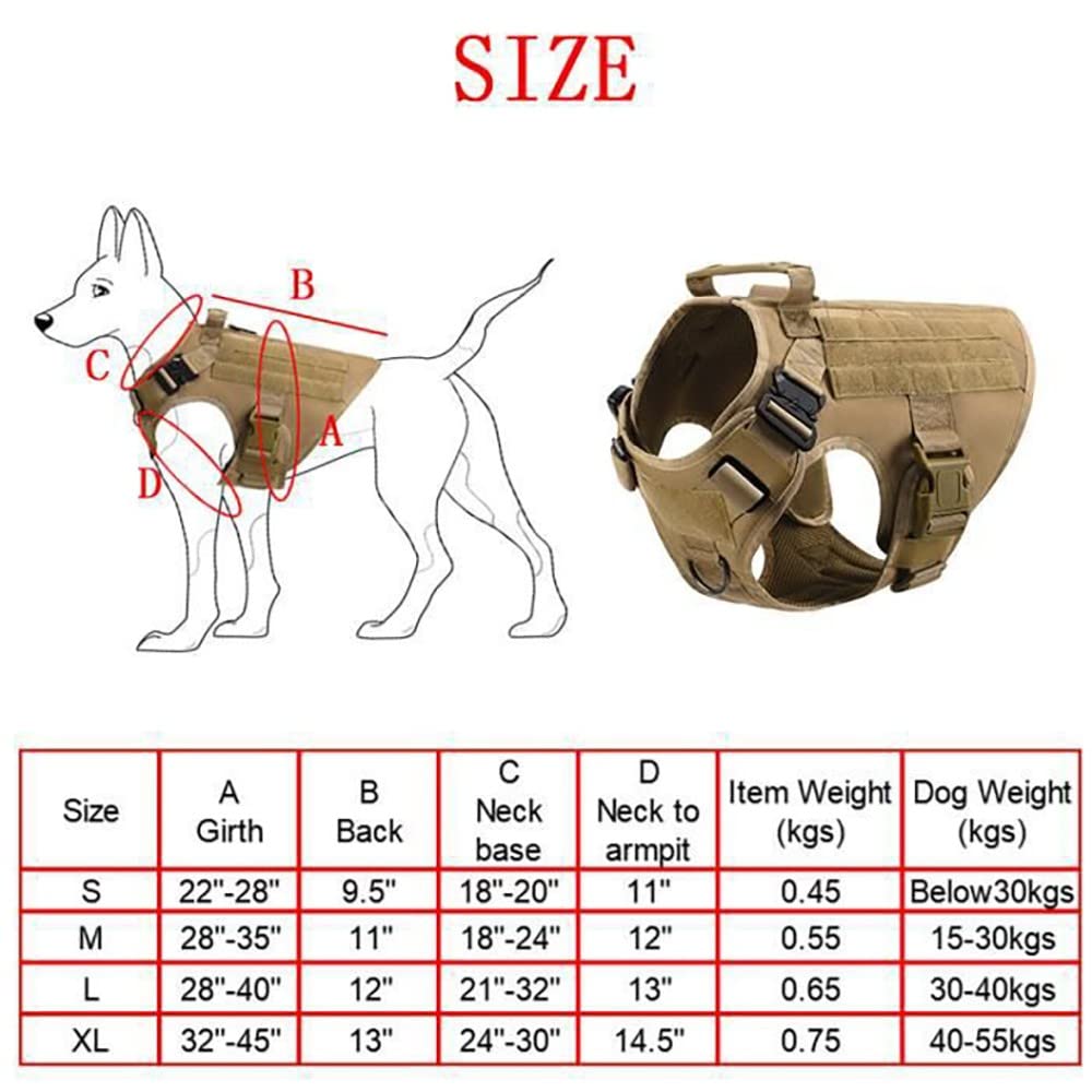Amazon | 犬用ハーネス ミリタリー タクティカル ドッグハーネス