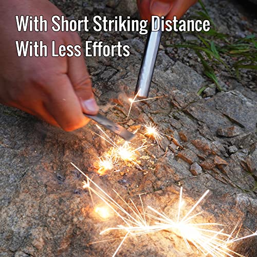 Ferrofire Heavy-Duty 1/2 Inch X 4 Inch Drilled Ferro Rods Flint And Steel Ferrocerium Rod With A Lanyard Hole For Diy Camping Emergency Fire Starter In Hiking Fishing Bushcraft Survival (Pack Of 2) #TOP2