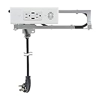 Vista 1 de Cargador para ensamblar en cajón Blade con salida integrada en el cajón, apagado de seguridad integrado, (2) USB-A y (2) 15 amperios CA, color blanco