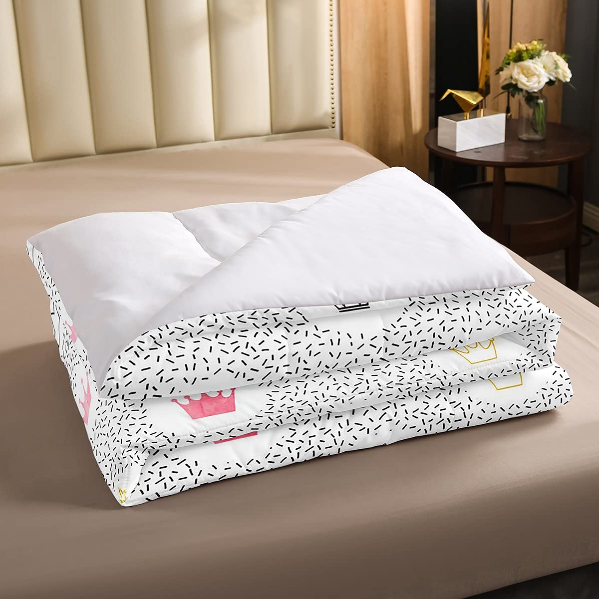 MWMWMW Set di biancheria da letto per letto Queen, Purple Galaxy Bedding Set di piumini per ragazzi e ragazze, con cielo stellato, 3 pezzi, 1 piumino