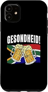 Gesondheid! South Africa Beer Toast South African Cheers Case for iPhone 11