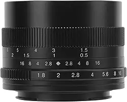 Cras LensLente Cras de 50 mm F1.8 Lente Cras Grande Abertura Lente Cras 50mm F1.8 FX, 50 mm F1.8 Grande Abertura XT4/XS10/XT3/XT30 FX Mount CRA