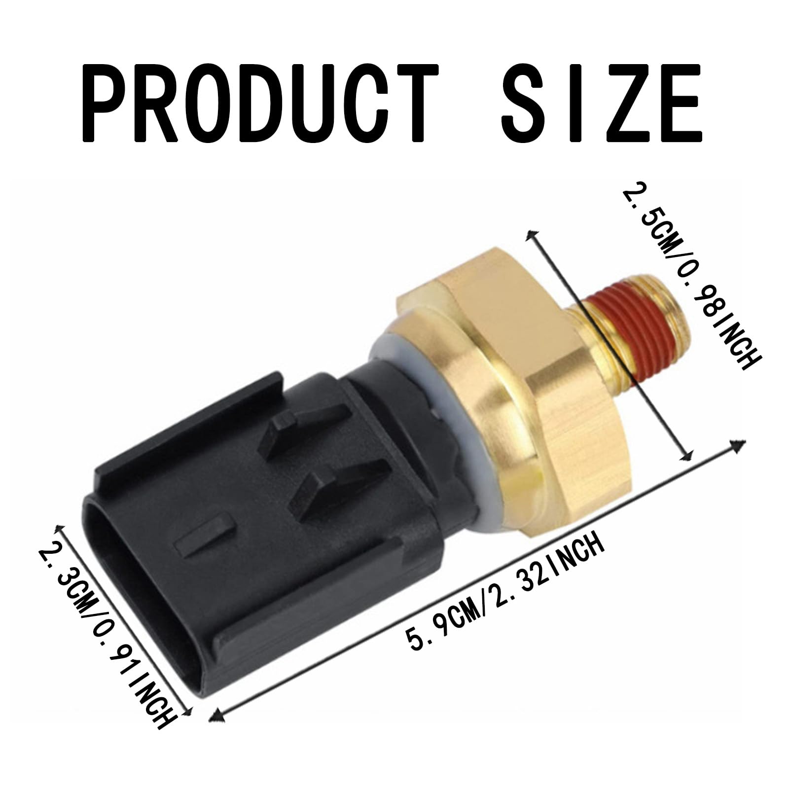 Engine Oil Pressure Switch & Sender Unit – Compatible With Chrysler, Dodge, Jeep, Ram, VW Models (Multiple OEM Numbers)