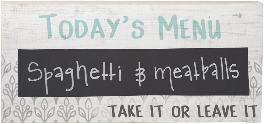Simply Said, INC Chalk Talk 12 x 5.5 Chalk Board Sign - Today's Menu