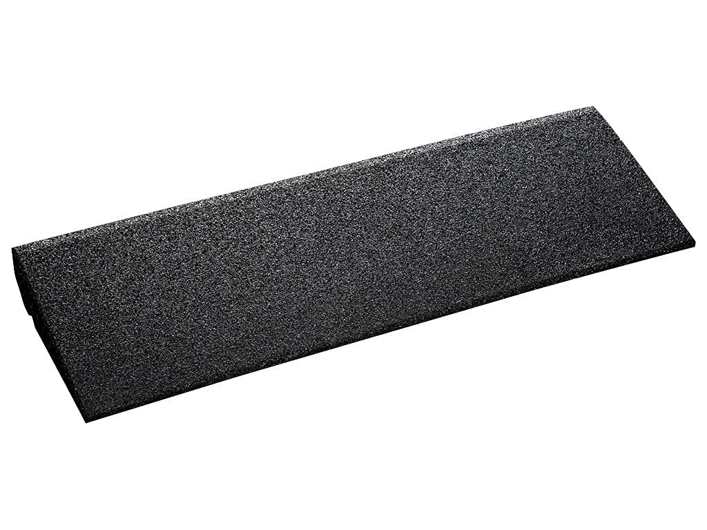 PROFIMAT® Gummi Bordsteinrampe 800x250 mm - Hochwertige Auffahrhilfe mit 70 mm Höhe für Diverse Fahrzeuge und Rollstühle