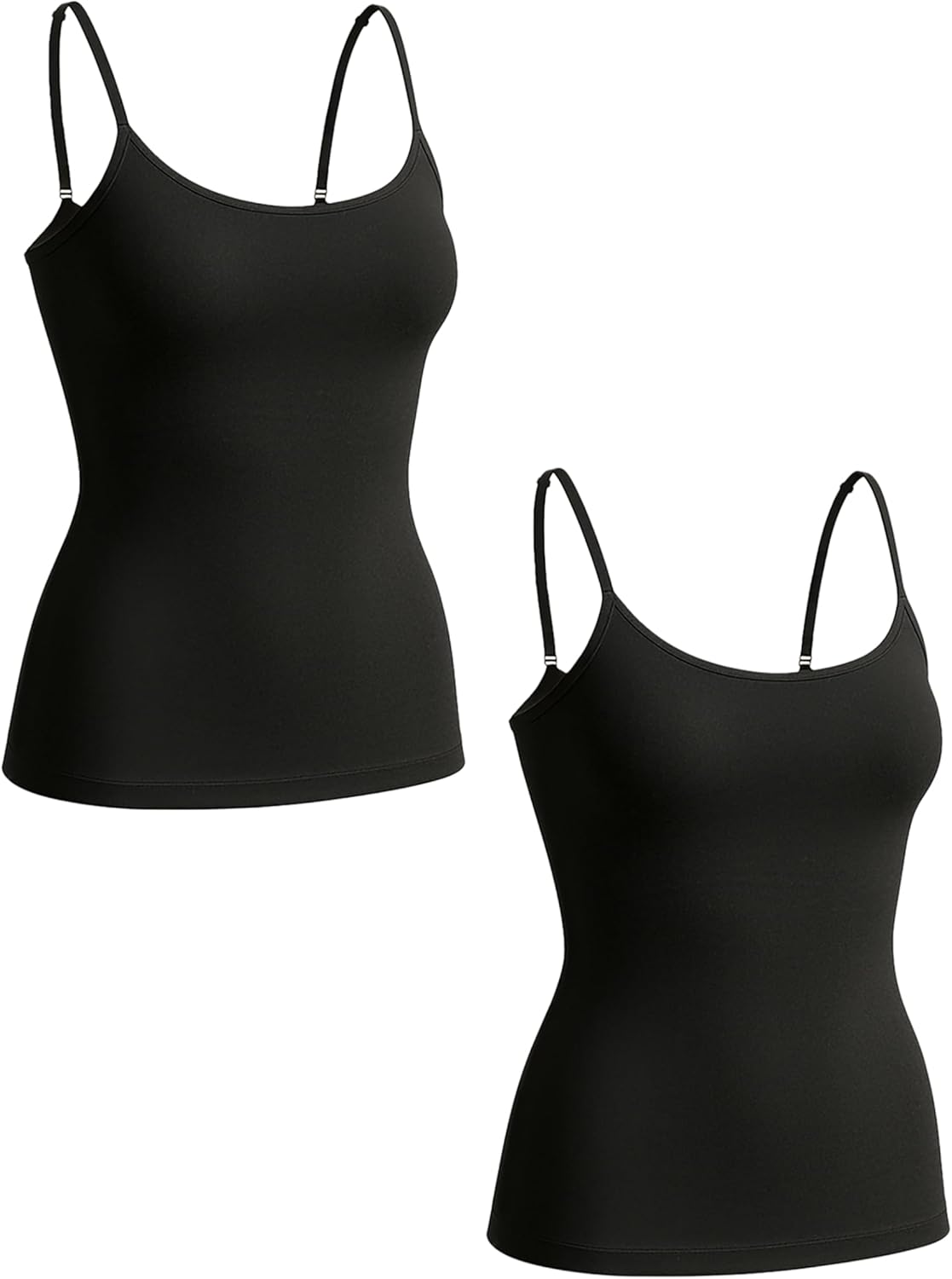 SHAPERMINT Womens Tops - Scoop Neck Cami Body Shaper for Women, Shapewear Tummy Control, Camisole Tank Tops for Women