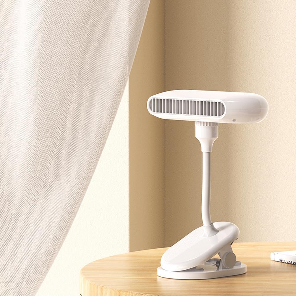 USB Portable Bladeless Air Cooling Fan,4-Speed Silent Baby Fan with Free Angle Adjustment,Clip On with Clamp,Rechargeable 2400mAh Lithium Battery Fan for Baby Stroller/Handheld/Desk USB Portable Bladeless Air Cooling Fan,4-Speed Silent Baby Fan with Free Angle Adjustment,Clip On with Clamp,Rechargeable 2400mAh Lithium Battery Fan for Baby Stroller/Handheld/Desk