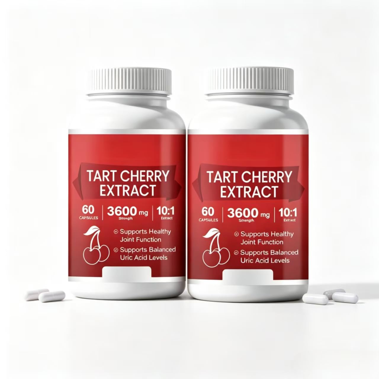 Tarta wiśniowa 3600 mg, wsparcie stawów i kwasu moczowego, 60 szt