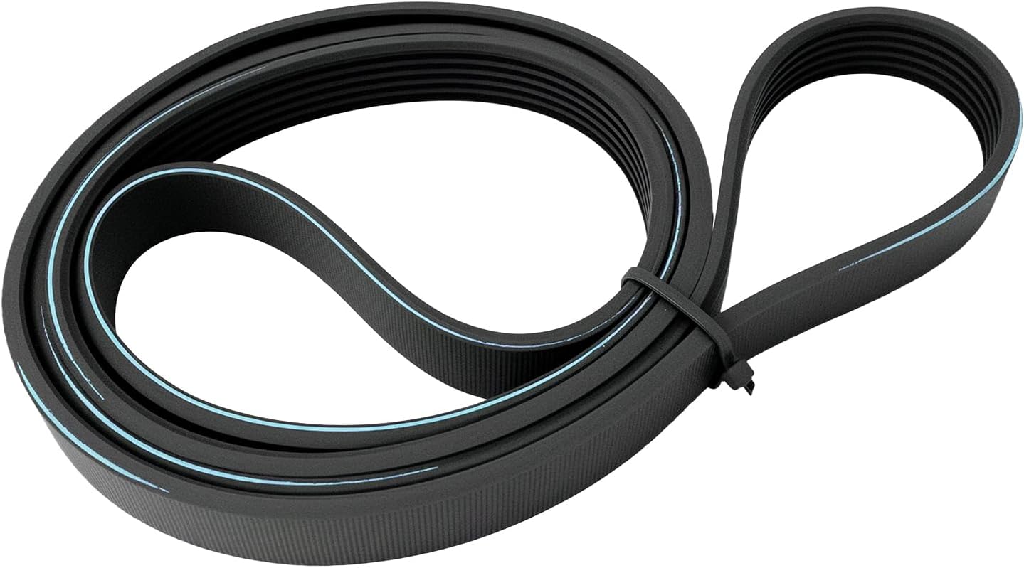 Air Compressor Drive Belt Replacement 490J6 49" BT003100AV BT31 PJ1245, Compatible with Campbell Hausfeld, SpeedAir, Husky, Dayton Units – 6-Rib Micro V Poly Belt