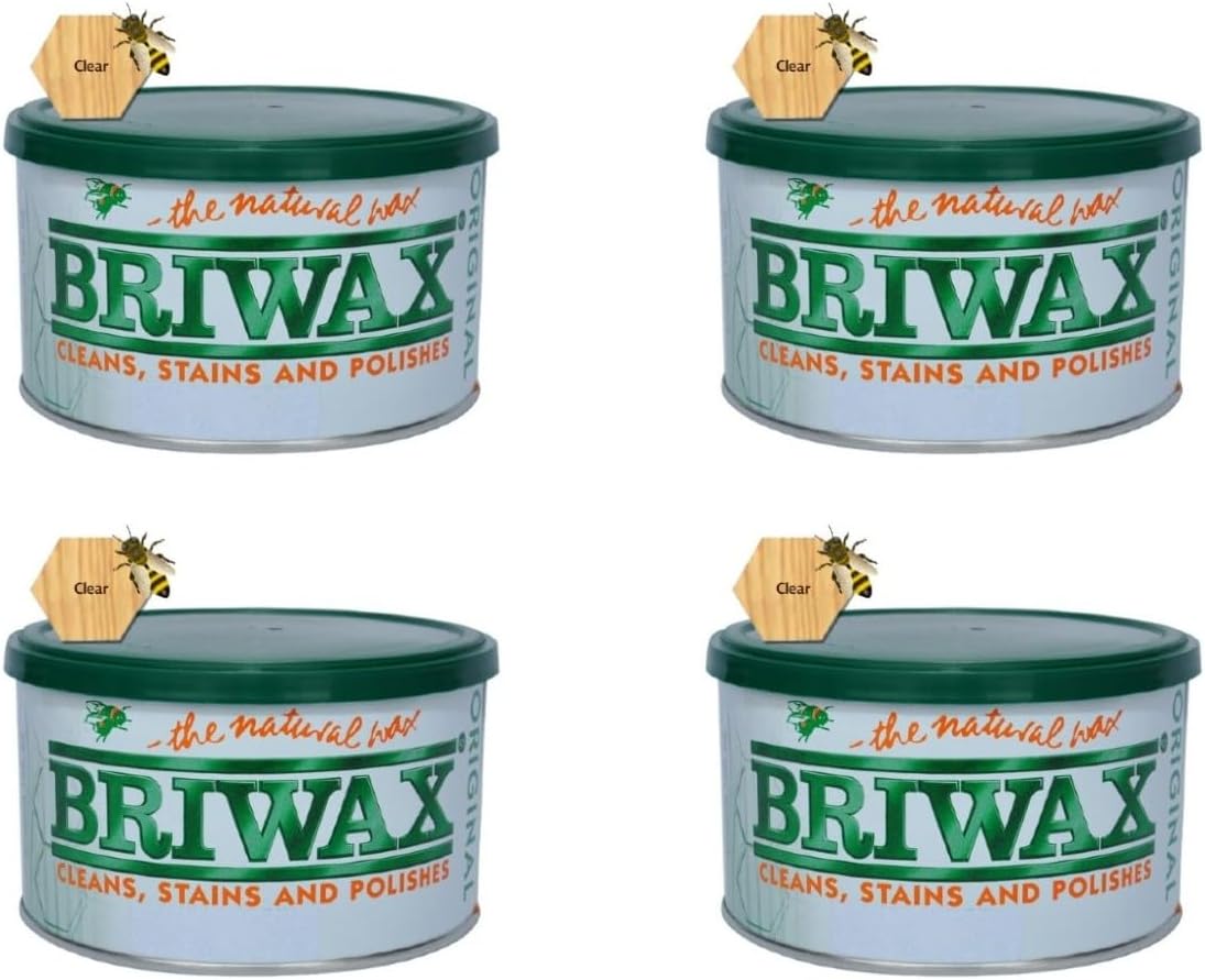 Briwax Furniture Wax Polish-Clear (Fоur Расk)