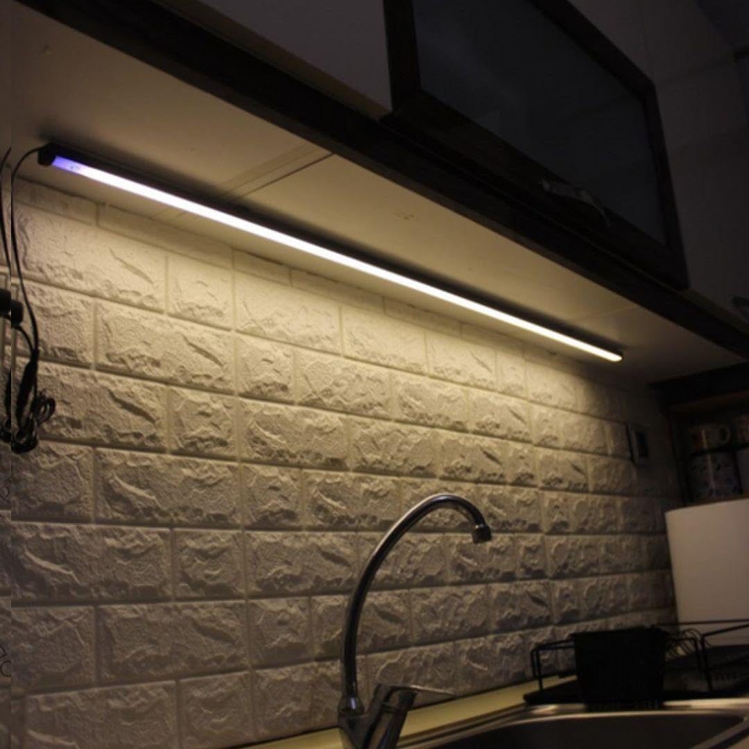 Dokunmatik 120cm Dim Edilebilir Tak Çalıştır Led Işık Mutfak, Dolap, Tezgah Altı, Duvar Dekoratif GeceLamba (GÜNIŞIK)