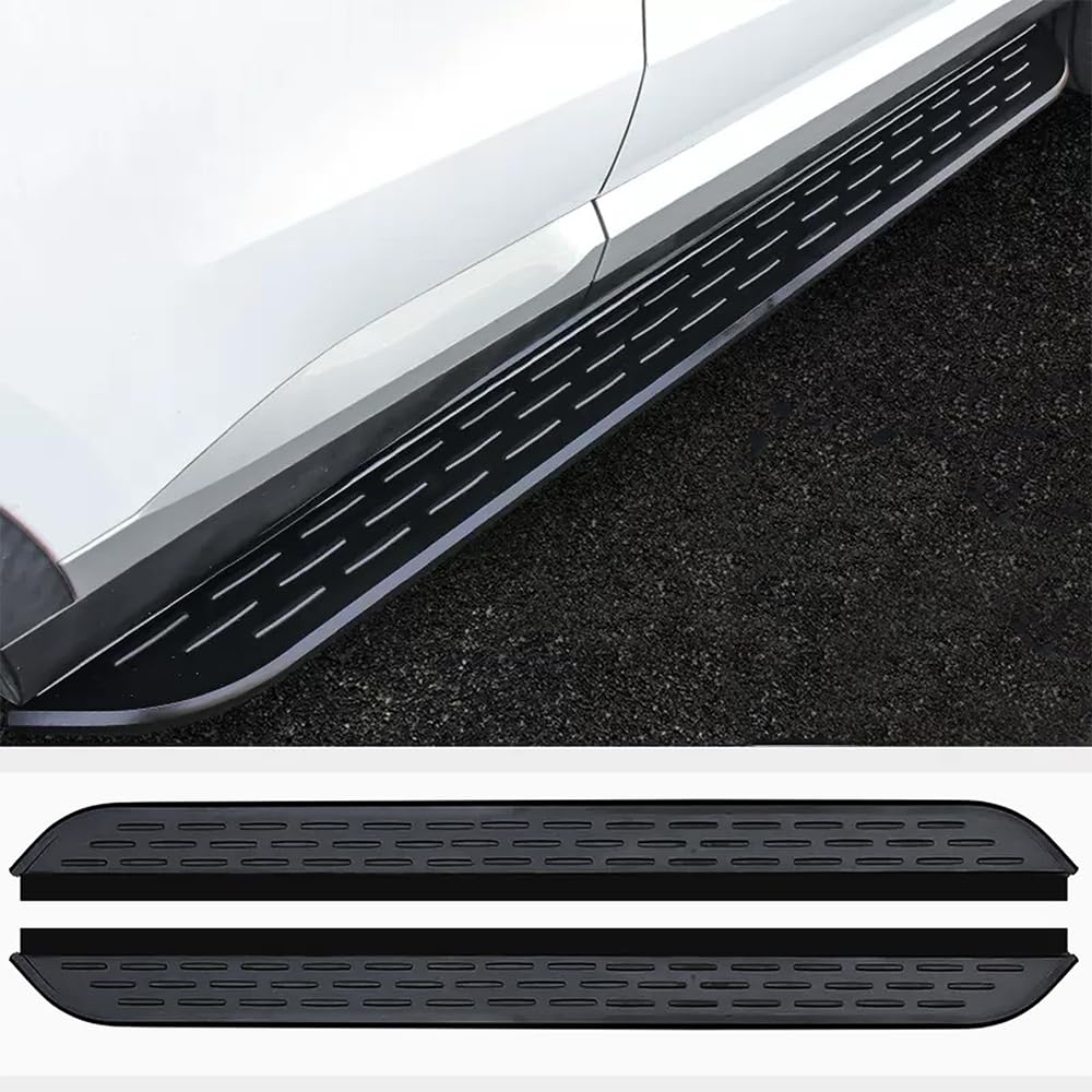MG HS 2 Pezzi Pedana Laterale con Barra Anti-Ribaltamento Pedaliera in Alluminio Tutto Nero con Staffe Compatibili 2025 2026