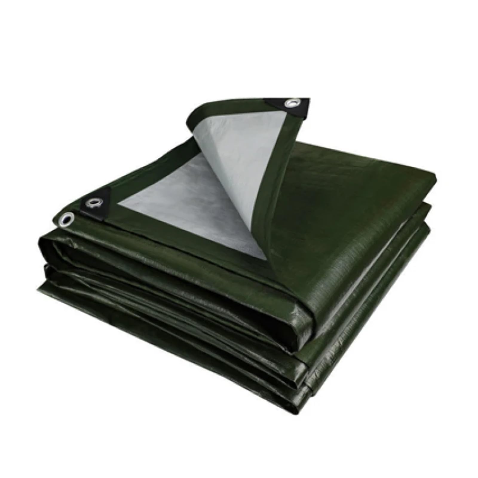Double-Sided Sunproof Tarpaulin Rain and Sun Protection Thickened Waterproof Tarpaulin Sunshade Cloth Canvas Rainproof Tarpaulin(2x4M)