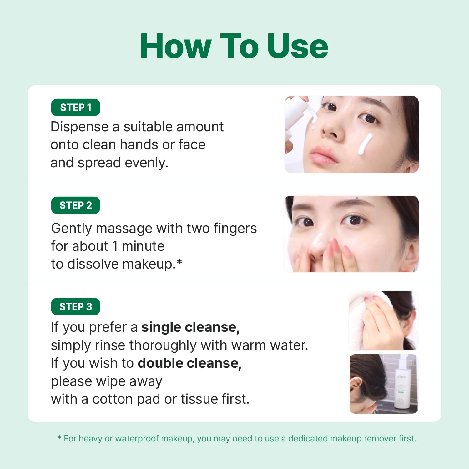 MAKE P:REM Safe Me. Relief Moisture Cleansing Milk, Hydrating Gentle Milk Cleanser for Sensitive Skin with Soy Protein, Korean Face Wash, 6.76 fl.oz. (200ml) - Image 8