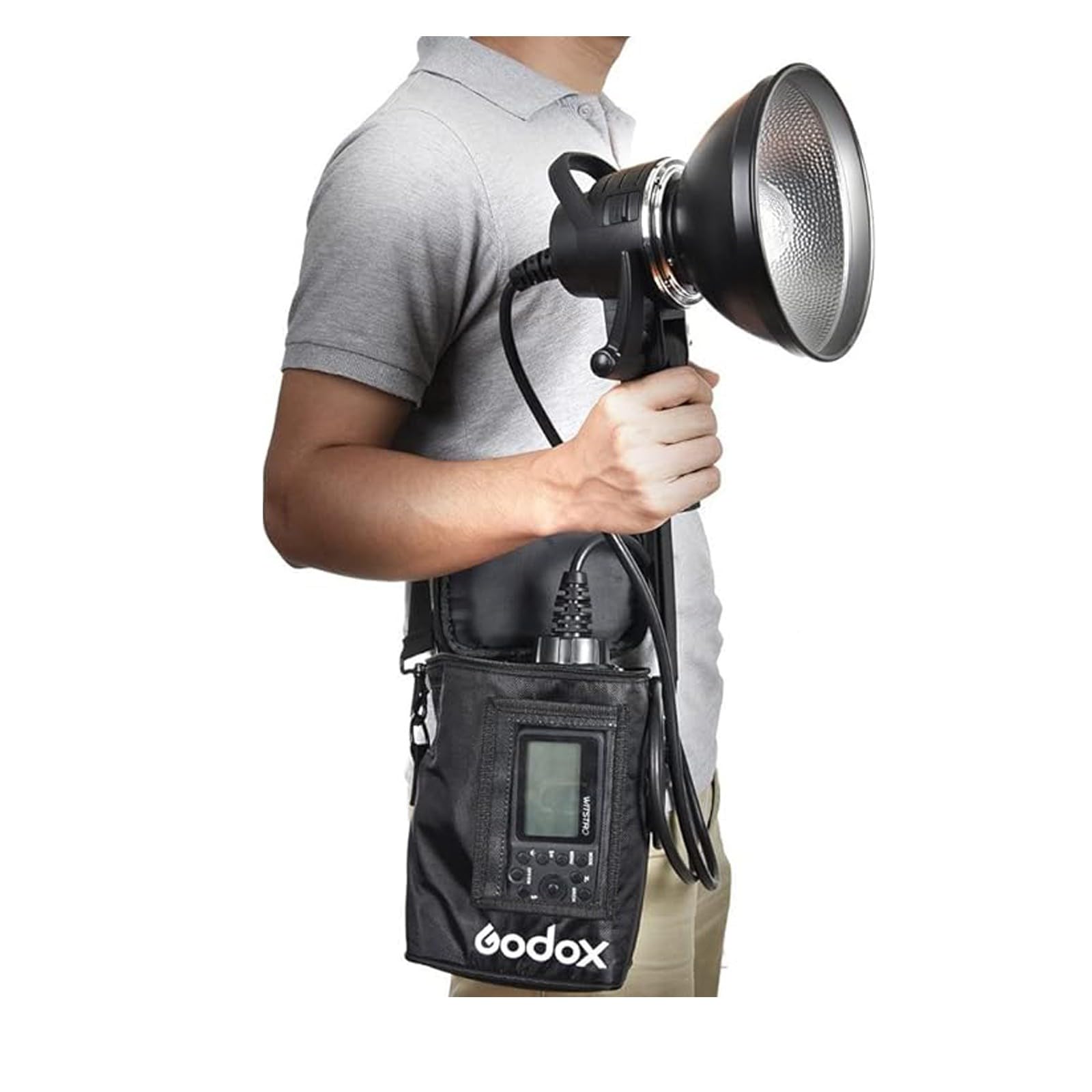 Godox AD-H600B H600B 600W Cabezal de Flash de Extensión,Lámpara Portátil Externa con Montura Bowens para Godox AD600B AD600BM