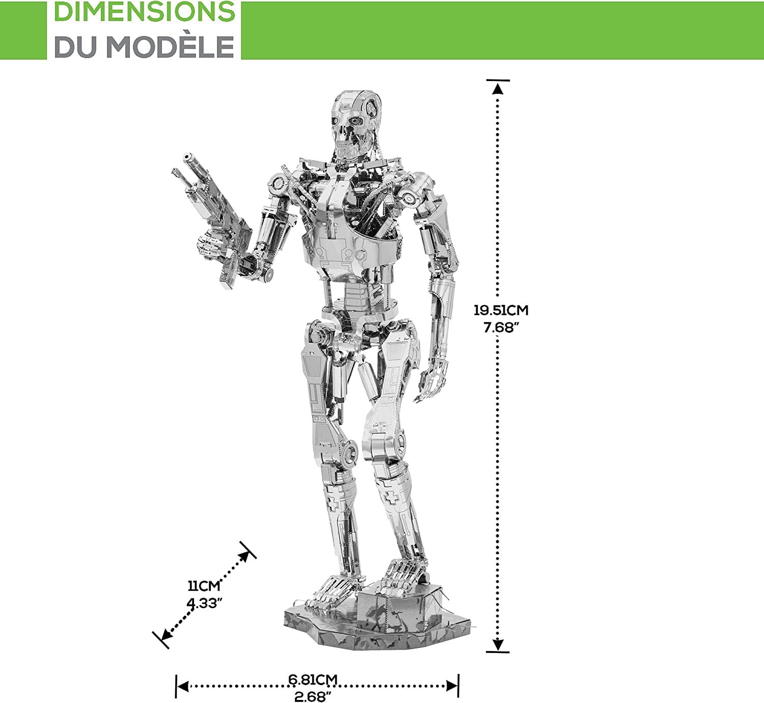 Amazon.com: Metal Earth Fascinations Premium Series The Terminator