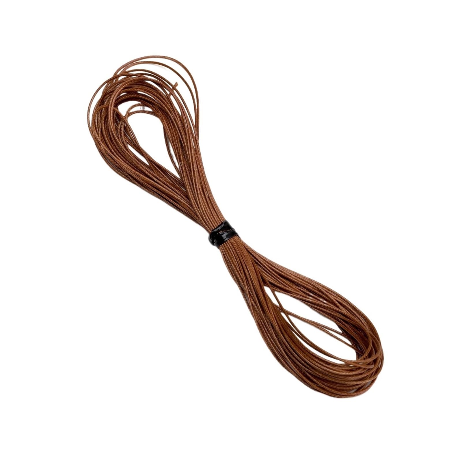 Nylon Cord Thread 20pcs Waxed Cords String Strap Necklace Rope Beads for DIY Handmade Bracelet Accessories for Bracelets Macrame(Camel)