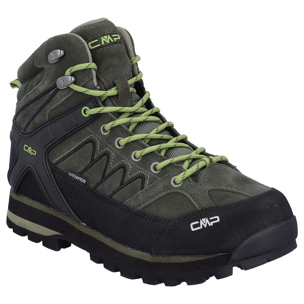 CMP Men's Moon MID Trekking Shoes WP, Military, 6.5 UK