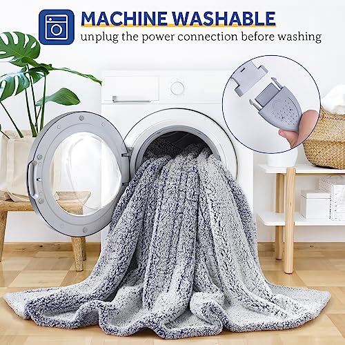 Sealy Electric Blanket Heated Throw 50 Inchx60 Inch Soft Double Sherpa Super Cozy With 6 Fast Heating Levels & 2-10 Hours Auto-Off thumb #6