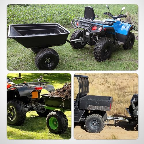 Image of Nilight 3 in 1 ATV UTV Multi Hitch Mount with 1-7 /8 inch Ball Hitch Rated 2000 LBS Fits 2 Inch Receiver Winch Strap Loop Rated 5000 LBS