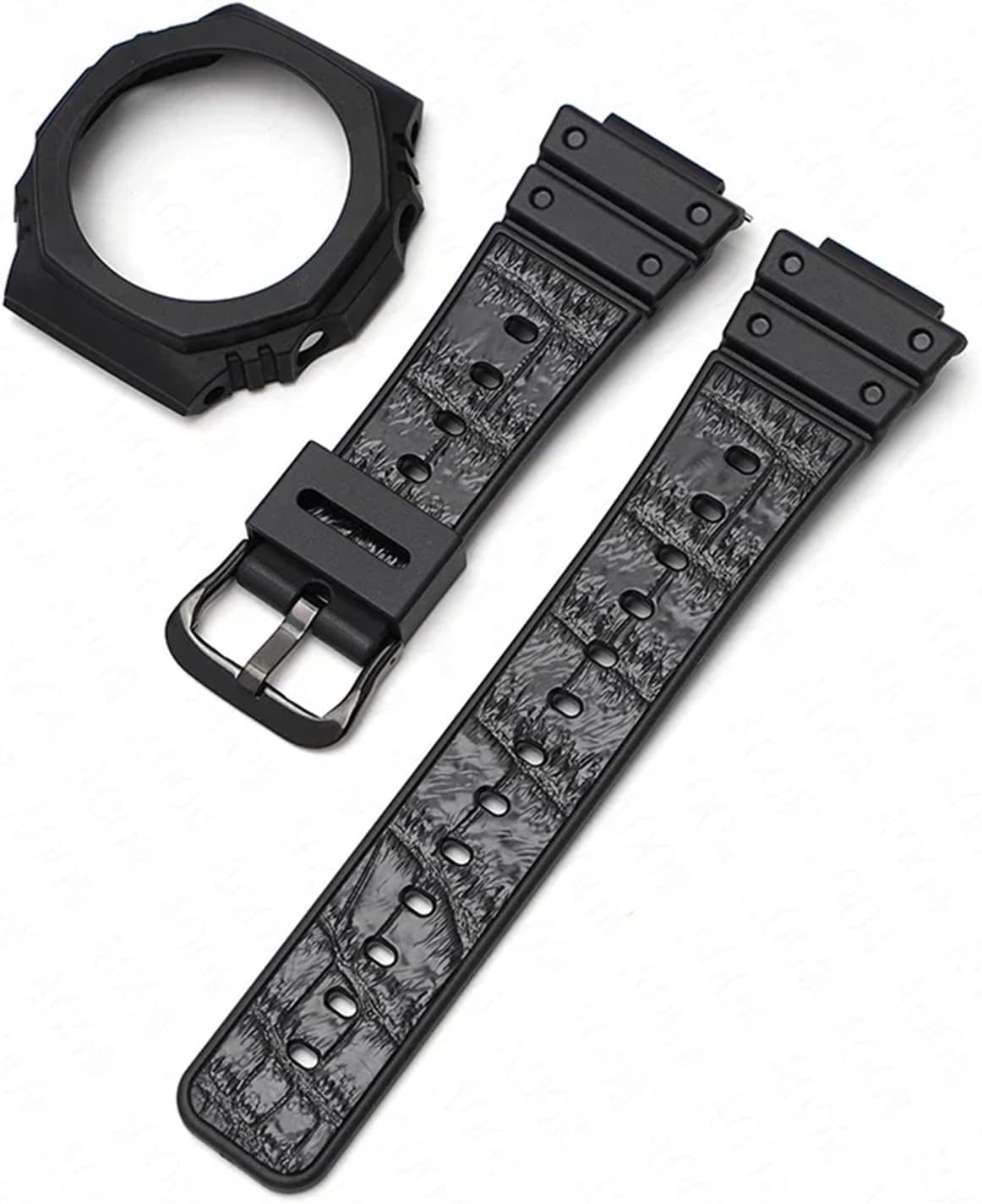Compatible With GA-2100 GA-2110 Replacement Men TPU Rubber Watch Band Strap Case Bezel Accessories Suitable For Daily Wear
