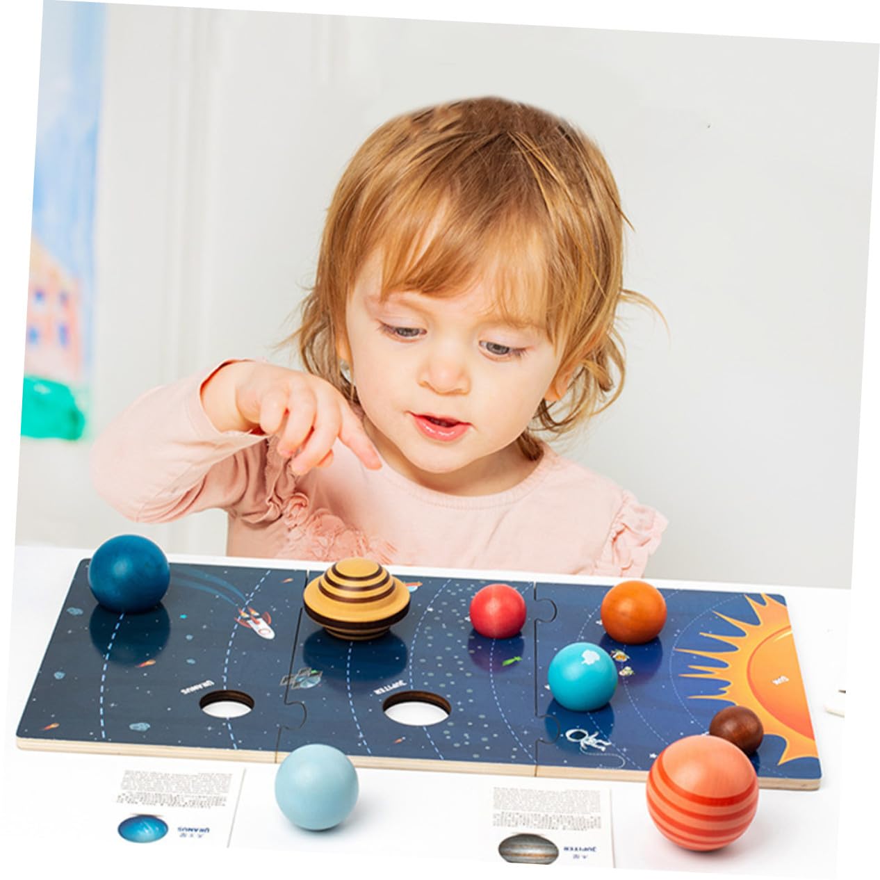Rompecabezas del Sistema Solar 1 Set de Madera para Niños