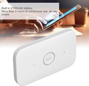 Generic 4G LTE Mobile Hotspot, Local & International Coverage Router, 10 Connected Devices, Mini Mobile Hotspot for Travel Vacation Rentals Camping Gathering