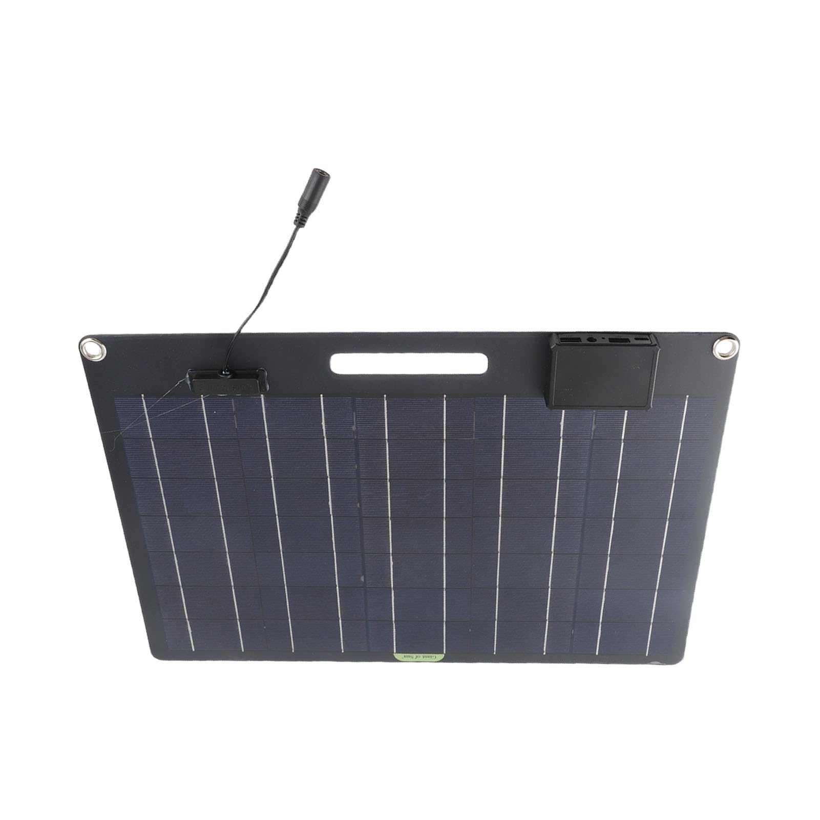 Wakects Pannello Solare Portatile 100W Monocristallino 12V 24V Doppia