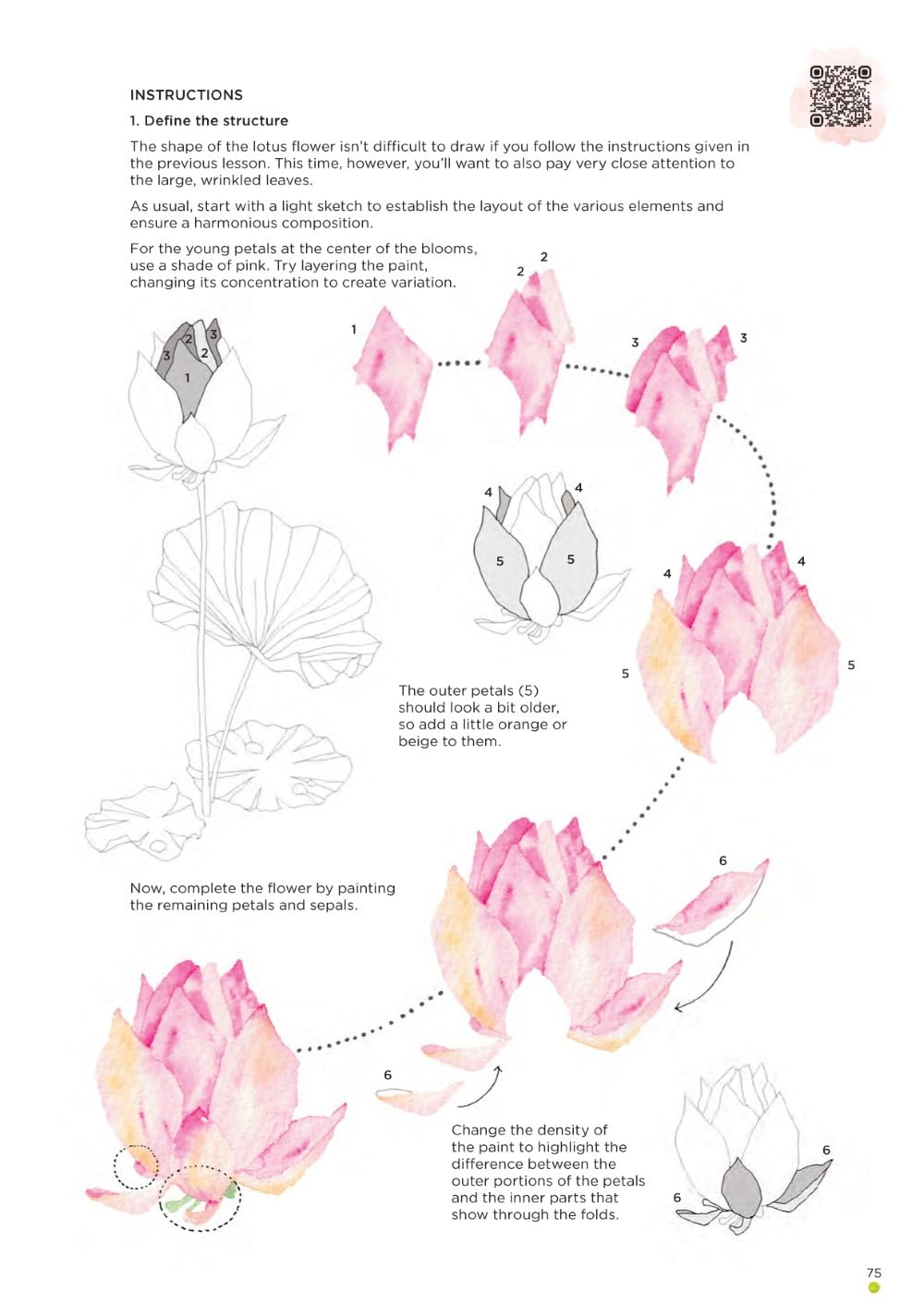 Japanese Watercolor: Floral & Botanical Techniques: 18 Step-by-Step Lessons with How-to Videos