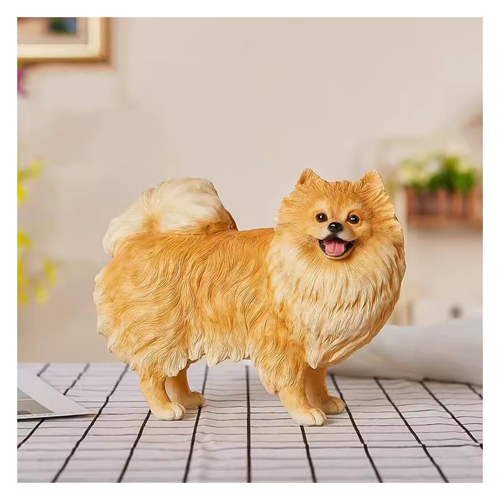 Amazon.com: Etlegor Pomeranian Statue, Pomeranian Figurine
