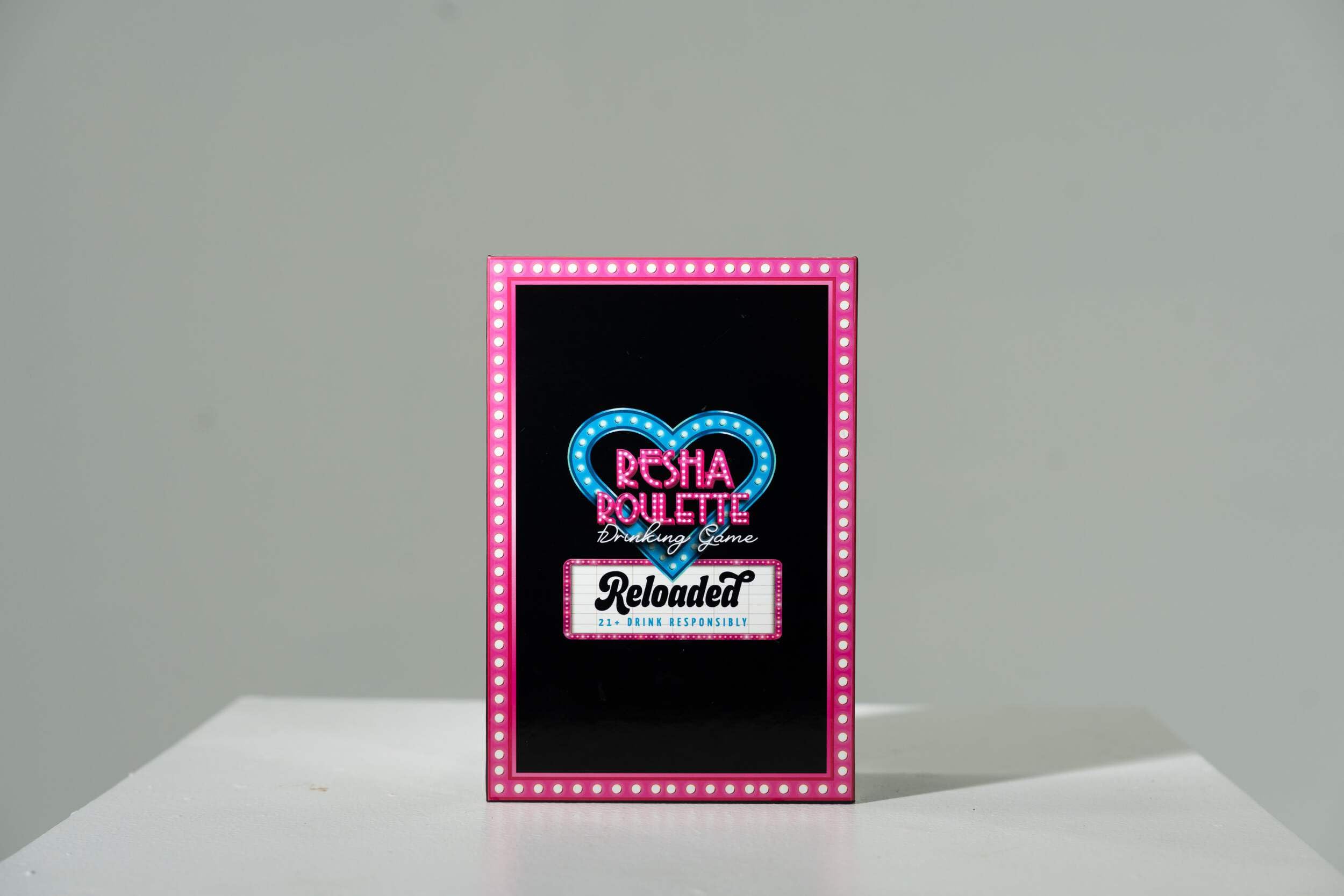 Caresha Please Resha Roulette Drinking Game Reloaded, Fun Card Games, 21+ Drinking Game Set with Spinner, Dare Cards, And Play Money, Adult Party Game for Game Nights, Birthdays, And Gathering