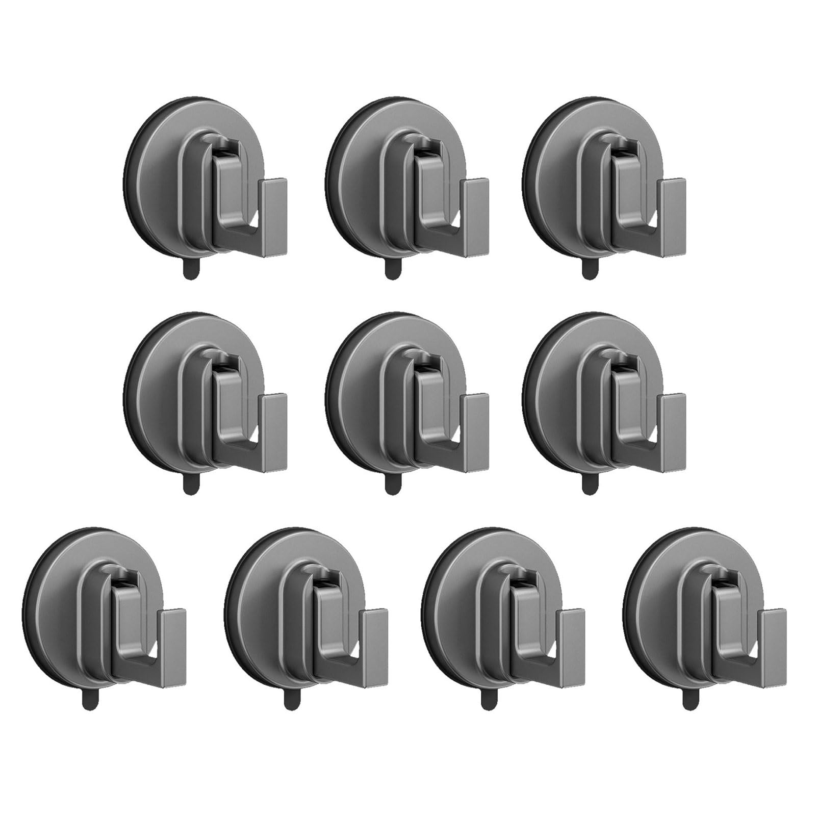 Msioytog Multipurpose Suction Cup Hooks Wall Mounted Bathroom Clothes Hanger None Punching Hole Shower Hooks Easy to Use Strong Vacuum Suction Cup for Bathroom and Glass Surfaces