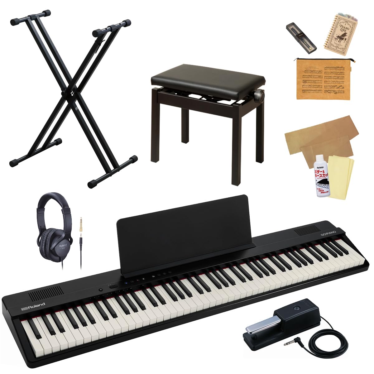 Amazon | Roland ローランド/GO:PIANO88 (GO-88PX) [レッスンセット