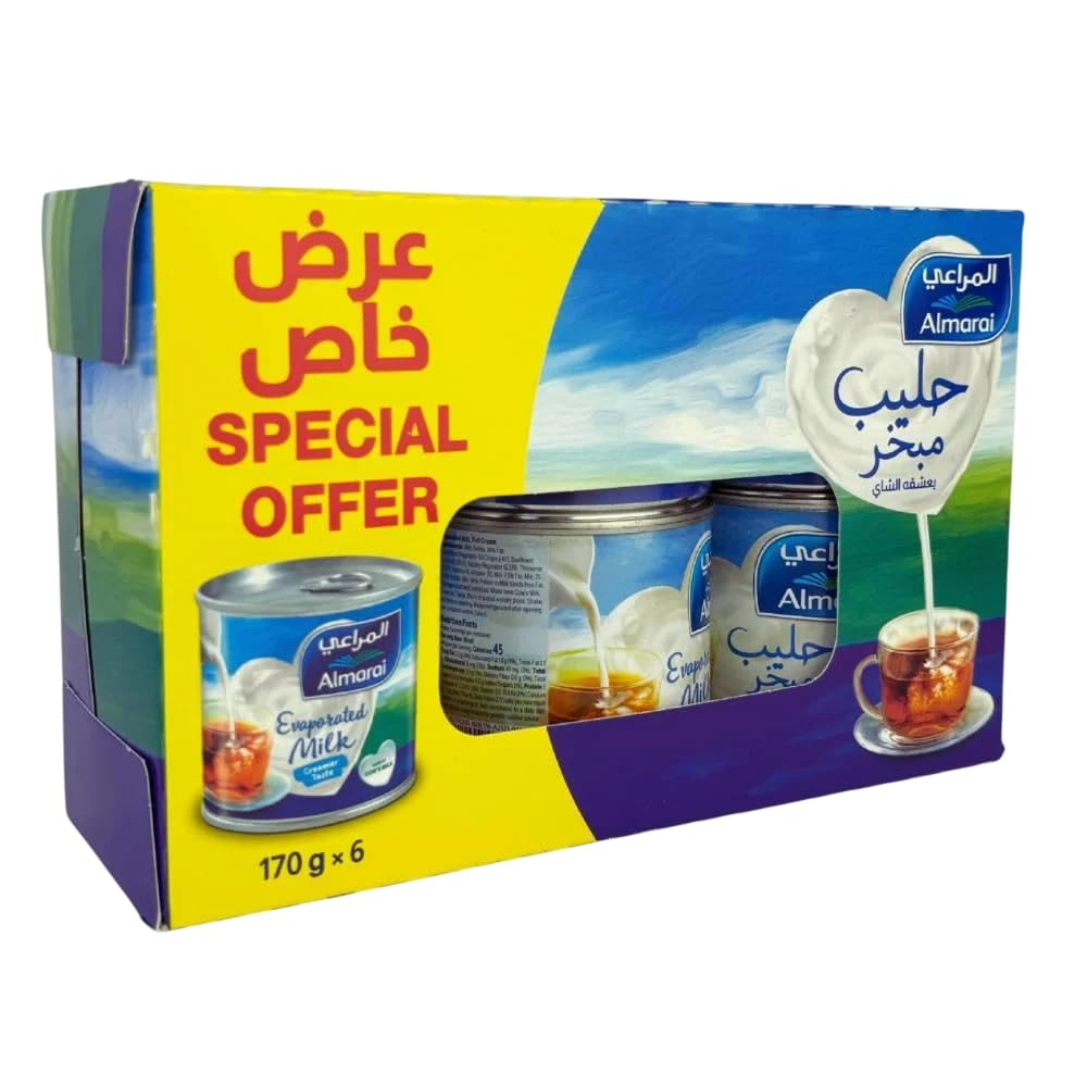 Almarai Evaporated Milk 6 Pack 170 G
