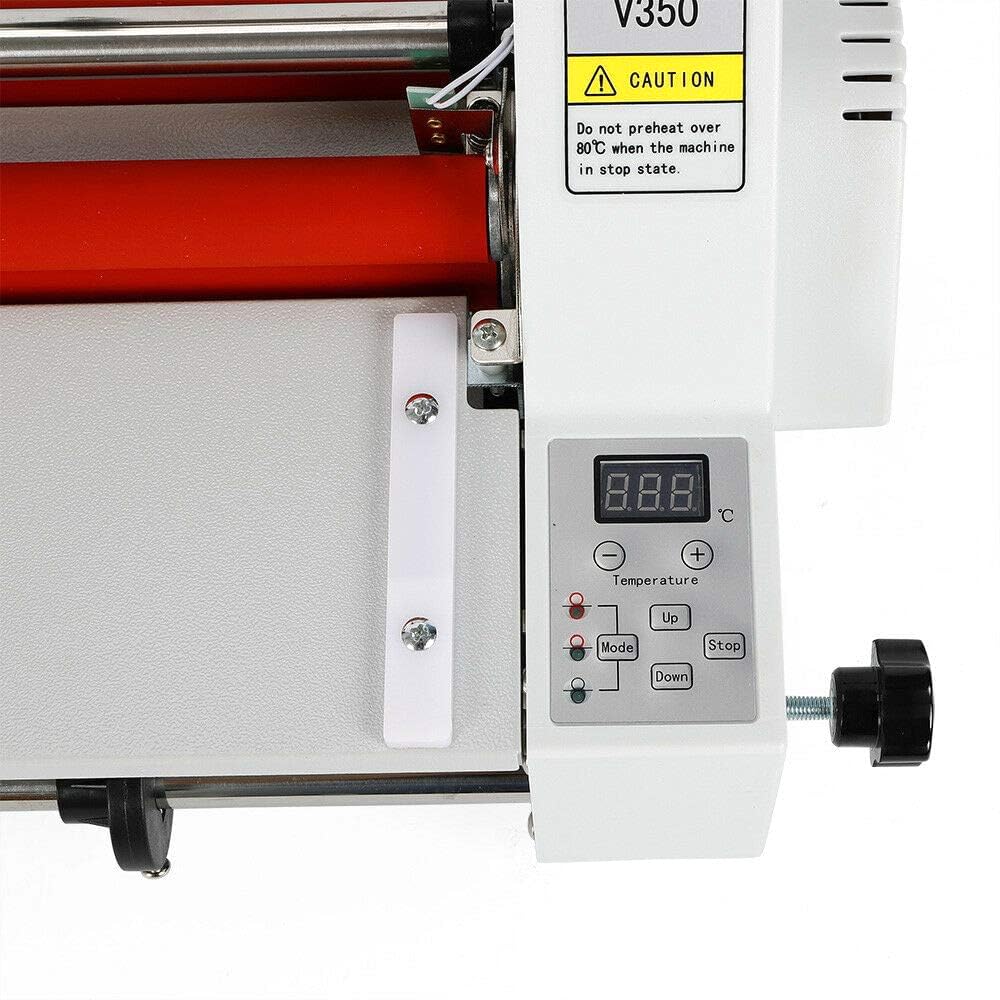 Laminator rolkowy na gorąco na zimno, laminator rolkowy 350 mm Jednostronna i dwustronna maszyna do laminowania termicznego, folia PTE, papier szybkiego rozgrzewania
