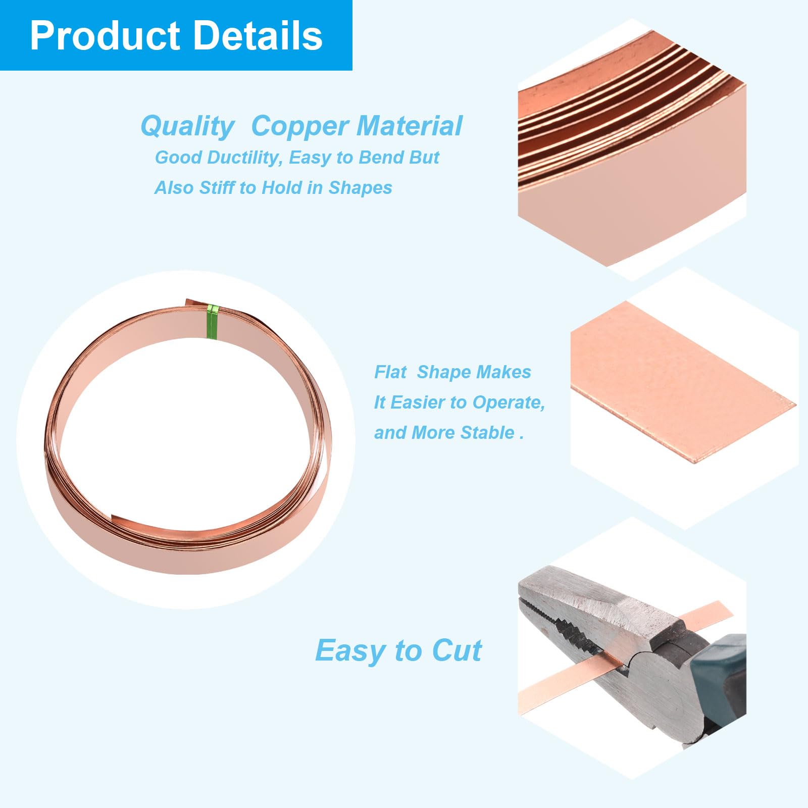 PATIKIL Flat Copper Wire - Image 3