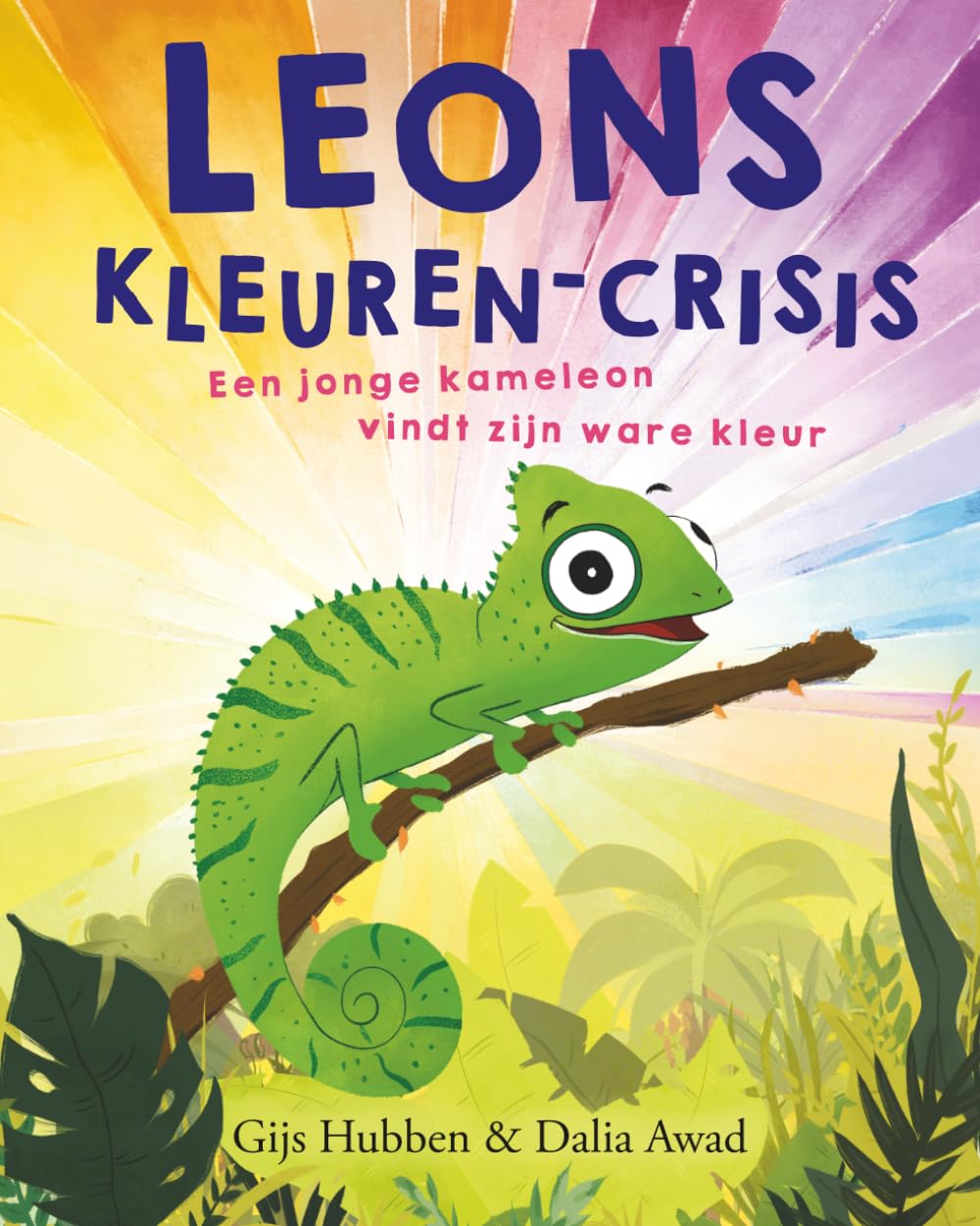 Leons kleuren-crisis: Een jonge kameleon vindt zijn ware kleur