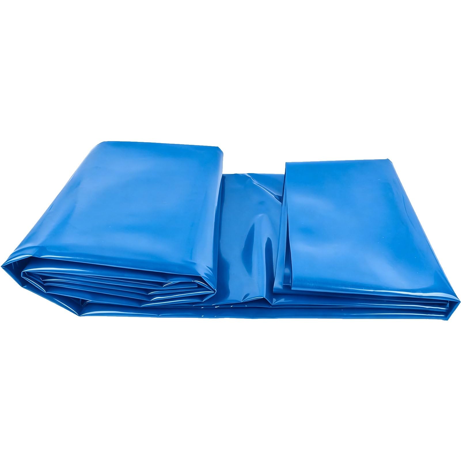 Luyckfrazy Pond Liner, Foldable Pond Tarpaulin 0.16mm Thick Flexible Pond Liner 4×4m, 5×5m, 6×12m, for Outdoor Ponds, Koi Ponds, Garden Fountain Easy Cutting Puncture Resistant(2x6m(6.5x19.7ft))