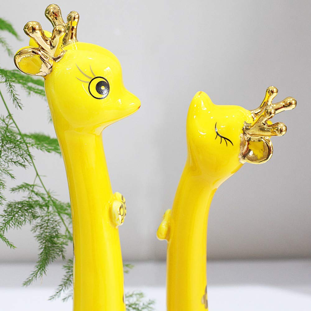 For la cucina domestica e sala da pranzo Patio all'aperto, prato e giardino Sculture Statue Figurine Ornamenti Regalo di nozze di moda Decorazioni for la casa creative Ornamenti artigianali in ceramic