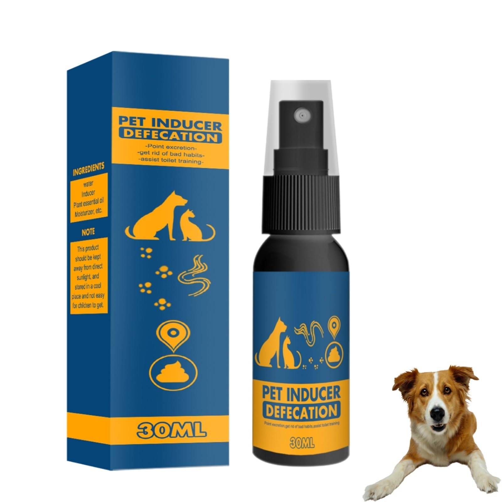 Spray de Entrenamiento para Perros,Entrenamiento Defecación Spray,Spray Inductor para Mascotas,Espray de Entrenamiento para Orinal para Mascotas,Inductor de Entrenamiento para Perros,para Perros,Gatos