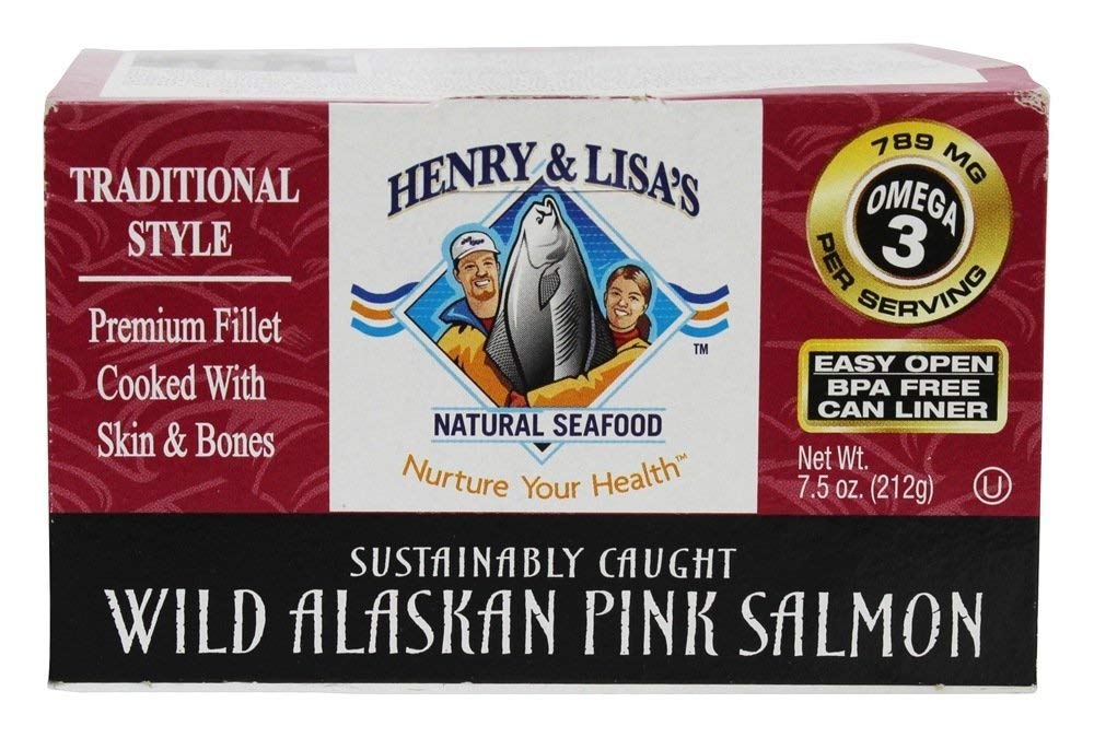 HENRY & LISAS Wild Alaskan Pink Salmon, 7.5 OZ