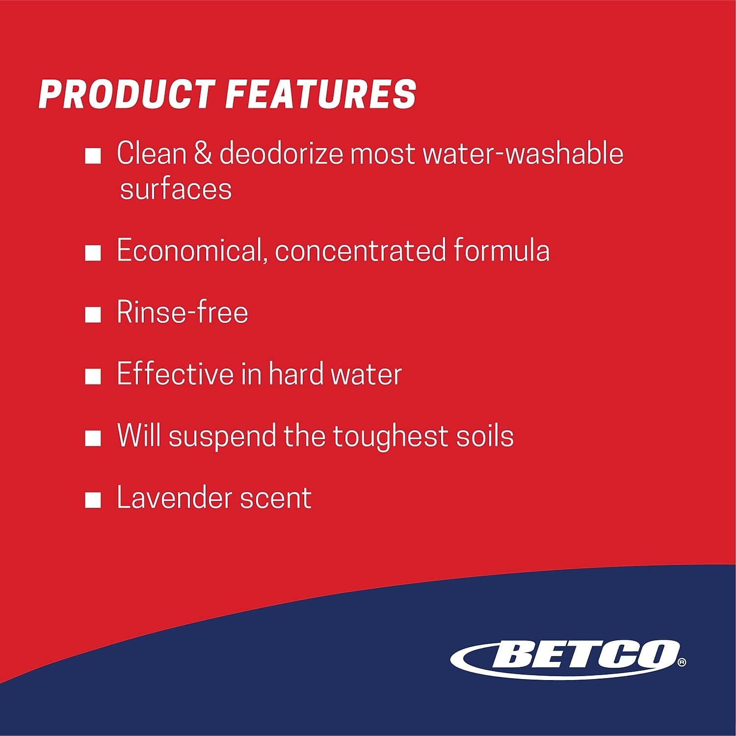 Betco 10234700 Spectaculoso Multipurpose Cleaner, Lavender Scent, 67.6 Oz.