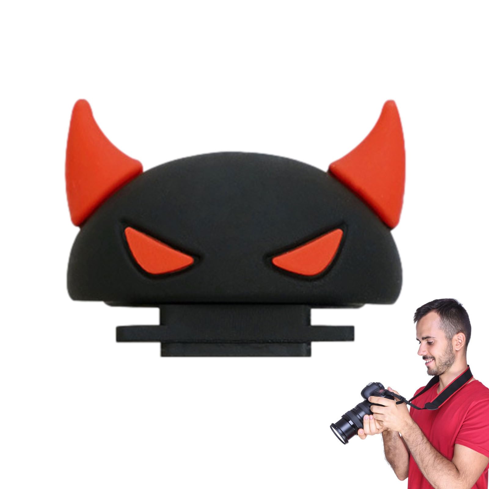 boiler Protector de zapata de flash, diseño de dibujos animados, protección universal para cámara, atractiva y bonita decoración para equipos fotográficos, cámaras réflex