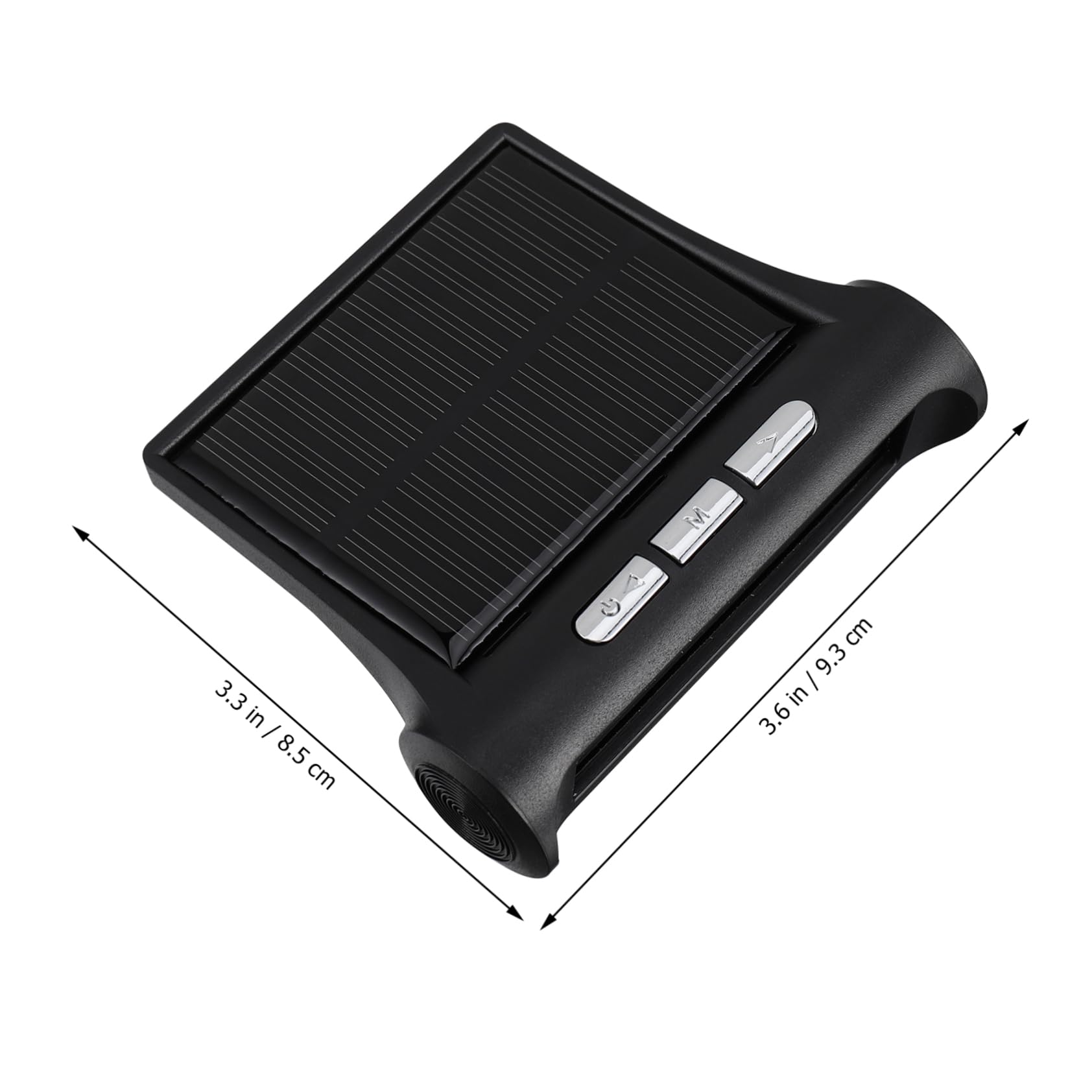OUNONA Reloj Digital Solar Para Decoración De Salpicadero De Coche Innovador Con 3 Piezas Para Calendario Y Visualización De Temperatura.