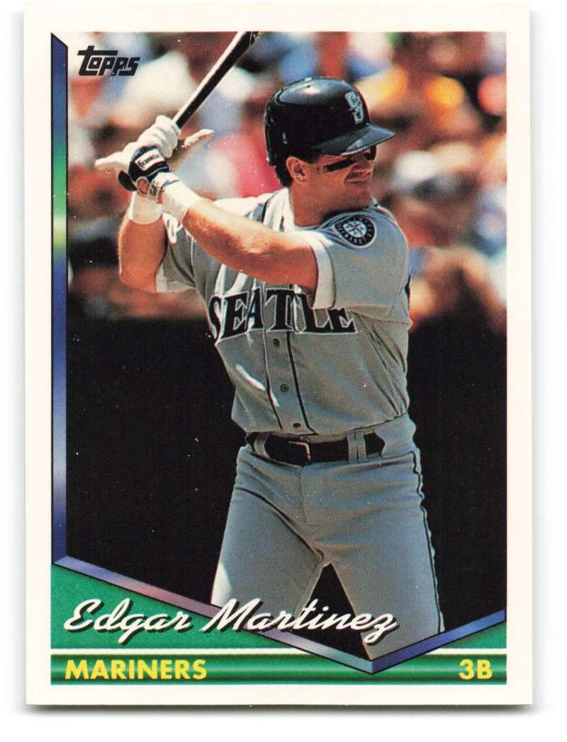 Amazon.com: 1994 Topps #195 Edgar Martinez NM-MT Seattle Mariners 