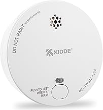 Kidde 2030-DSR Battery Powered Optical Smoke Alarm for Home | 9V Replaceable Battery (Included) | 10 Year Sensor Life and Fully Certified