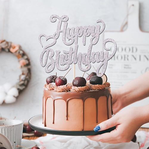 Miniatura 231 de Decoración para tarta de cumpleaños número 15 con purpurina dorada – 15 aniversario/cumpleaños – Hello 15, Cheers to 15 años, 15 & Fabulous Cake