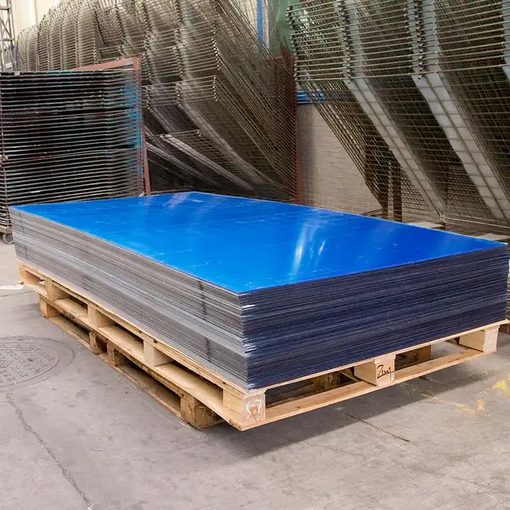 Image of Acrylic Dark Blue Mirror Sheet,Colorful Acrylic Mirror Sheet,2 Pack Blue Mirrored Acrylic Lucite Plexiglass Sheet (Actual Size 11.875 inch x 11.875 inch) (2, 1 /8'')